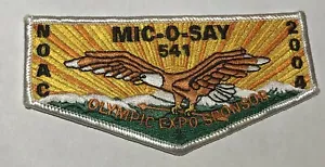 Solapa Mic-O-Say OA Lodge 541 como nueva 2004 NOAC blanca CC5 - Imagen 1 de 1