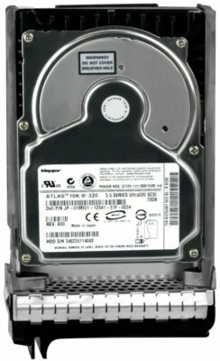 Hard Drive Dell 01M931 1M931 73GB 10000U/Min 8MB SCSI U320 KU73J461 3.5'' Inch - Image 1 of 3