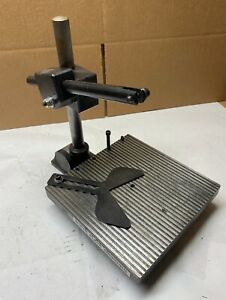 STANDARD - 8" Precision Ground Grinding/Comparator Stand - 8" x 8" x 2" - NICE