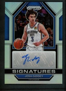 2022-23 Josh Giddey Auto Panini Prizm Signatures Autographs Silver - Bild 1 von 2
