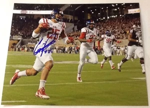 Cody Prewitt signiertes 8x10 Fußball Foto Ole Miss mit Echtheitszertifikat & Proof Photo B - Bild 1 von 3