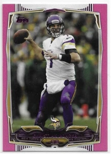 2014 Topps #266 Christian Ponder Pink #/399 - Picture 1 of 2