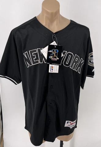 NWT Majestic Authentic NY Yankees #25 Mark Texeira Jersey 2009 Inaugural Sz 52 Cover