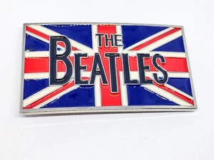 Fibbia cintura The Beatles Abbey Road Radio Show 1965 copertina album Union Jack uk - Foto 1 di 9