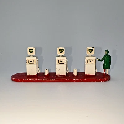 Accesorio Lesney Matchbox años 60 vintage n.º Soporte/asistente para bomba de gasolina 1 BP  Foto 1 de 4