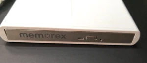 Memorex 8X Slim DVD Multi-Format White External MRX-650LE V3 Recorder. USB Mini - Afbeelding 1 van 5