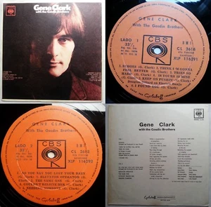 GENE CLARK GOSDIN BROTHERS BYRDS 1967 MONO UNIQ CVR & ERRORS TOP RARE CHILEAN PR - Picture 1 of 12