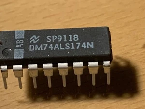 DM74ALS174N - NATIONAL IC -Hex D-Type Flip-Flop DIP16 - Picture 1 of 3