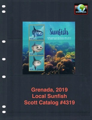 Valor Scott de $12,50 - Granada Sunfish 2019 s/s peces mar Caribe CV MNH NH UMM - Imagen 1 de 4