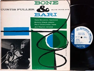 CURTIS FULLER "BONE & BARI" BLUE NOTE BLP1572 UA LP MONO VG+/EX Sonny Clark - Picture 1 of 4