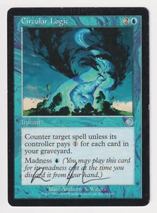 Signed Circular Logic HP Torment Artist Anthony S. Waters 2002 WOTC MTG Magic! - Picture 1 of 2