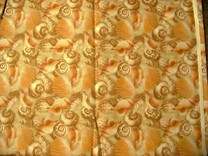 Kathleen Francour Tropical Dreams Light Orange & Brown Seashells Sea Ocean Shell - Picture 1 of 1