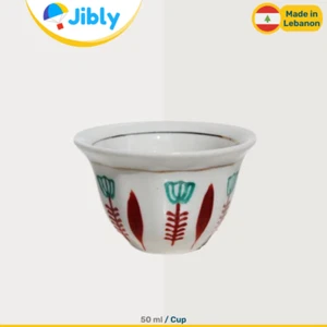 🇱🇧 Tazas de café tradicionales libanesas | Tazas de café rojas | Taza de 50 ml | Ofertas al por mayor - Imagen 1 de 2