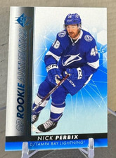 Nick Perbix #129 2022-23 SP  Rookie Authentics - Blue Parallel