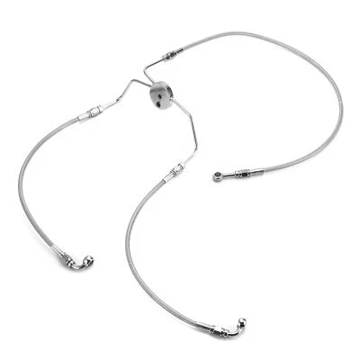 Kit de línea de freno de manillar MOFUN 12"-14" para Harley 99-02 Road Glide FLTR sin ABS Foto 1 de 4