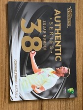 2023/24 CRICKET TRADERS 'AUTHENTIC NUMBERS' AN01/10 JOSH HAZLEWOOD - AUSTRALIA