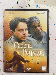 CADENA PERPETUA TIM ROBBINS MORGAN FREEMAN DVD - Imagen 1 de 3