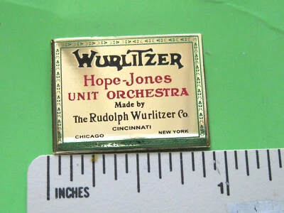 WURLITZER ORGAN - alfiler de sombrero, alfiler de solapa, tie tac REGALO EN CAJA jb 9512 Foto 1 de 4