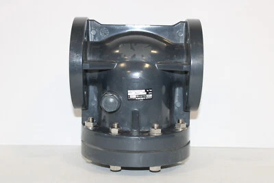 2" ASAHI AMERICA 98E00509F PVC SWING CHECK VALVE 150# FLANGE VITON O-RING NEW - Image 1 of 4