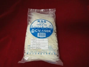 KSS White Cable Ties 1000 per pack 6" - Picture 1 of 2