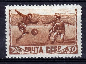 URSS 1948 FÚTBOL RASTER HORIZONTAL Mi# 1247 montado sin montar o nunca montado ** - Imagen 1 de 1