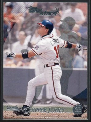 Chipper Jones 2000 Topps Stars #47  Atlanta Braves  Hall of Fame  #3 - Image 1 of 2