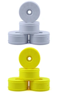 Jconcepts Bullet 1/8 Buggy or Truggy Wheels White Yellow (4pc) JCO335 JCO3369 - Picture 1 of 6