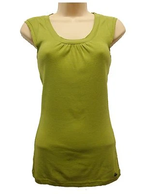 *Nuevo con etiquetas Top Jenni by Jennifer Moore "Limey" Verde Lima Escote Redondeado Talla XS-¡Bonito! Foto 1 de 2