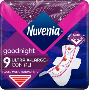 Nuvenia, Assorbente Ultra Notte Con Ali XL, Assorbenti per Flusso Molto Abbondan - Foto 1 di 12