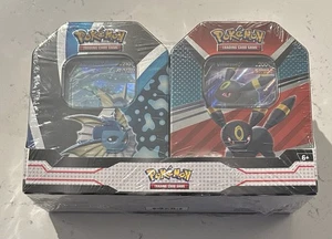 Pokemon TCG V Heroes 2er Pack Bundle Vaporeon und Umbreon V Tin Neu! Versiegelt! - Bild 1 von 4