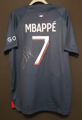 Kylian Mbappe - Paris Saint Germain Home Trikot - 2023/2024 - Signiert - Bild 1 von 4