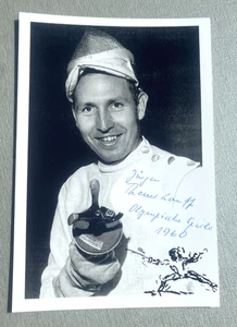 JÜRGEN THEUERKAUFF (†2022) Olympiabronze signed Foto 10x15 Autogramm + Zeichnung - Picture 1 of 1