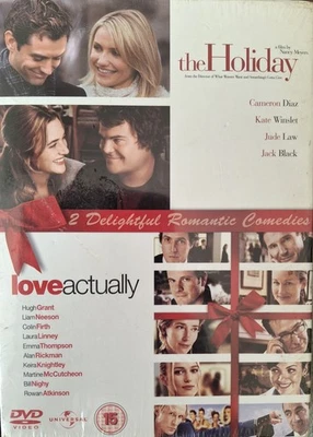 The Holiday/Love Actually 2XDVD Comedy Box Set Cameron Diaz Brand New Sealed  - Image 1 of 2