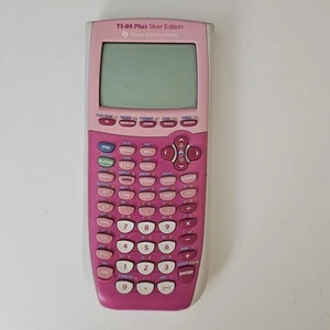 Texas Instruments TI-84 Plus graphischer Taschenrechner Silver Edition pink / ohne Deckel - Bild 1 von 17