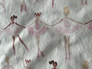 1 Pottery Barn Kinder Ballerina Standard Kissenbezug Mädchen Ballett 100% Baumwolle rosa - Bild 1 von 5