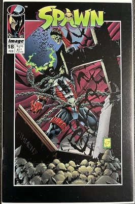 Spawn #18 Image Comics 1994 2 Pin-Ups Inc Greg Capullo Cover NM- - Image 1 of 4