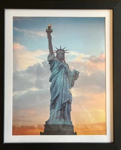 10x12 Matte Black Photo Frame Matted to 9.5x7.5 - Picture 1 of 3