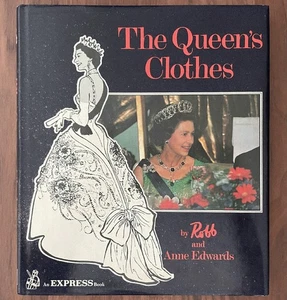 The Queen's Clothes, Lovely Hardcover Copy, Queen Elizabeth, Fashion, UK, 1977 - Picture 1 of 8