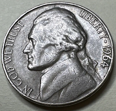 1964 D Jefferson Nickel 5C 1513X - Image 1 of 3