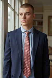 Valentino Seidenkrawatte Vintage Made in Italy - Bild 1 von 7