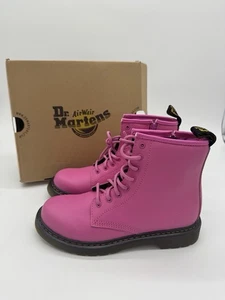 Dr. Martens Youth 1460 Thrift Punk Romario Leather Boots Size 3Y New In Box - Picture 1 of 9