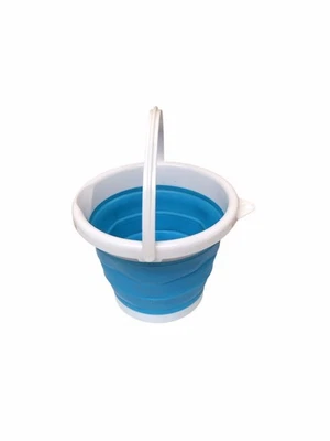 Falteimer 5L  Wasser Putz Eimer faltbar  Camping Angeln Outdoor - Bild 1 von 4