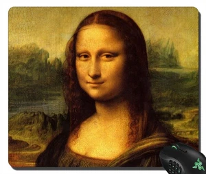 monalisa art mousepad lock edge macbook asus acer hp PC - Picture 1 of 3