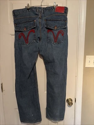 VINTAGE Pepe Jeans 40x32 Mens Black Denim Baggy Straight Dark Wash Hip Hop Y2K - Image 1 of 4