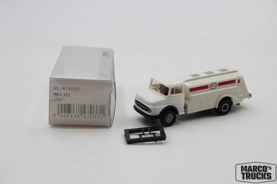 Brekina MB Mercedes L 322 Tanker truck „Esso“ No. 47037 1:87 /BRN735 - Image 1 of 1