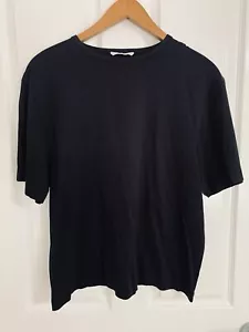 Jac + Jack Black Cotton Casual Tshirt Size M - Picture 1 of 7