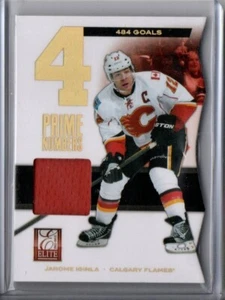2011-12 Panini Elite Prime Numbers Jerseys 347/484 Jarome Iginla #19 HOF - Picture 1 of 2