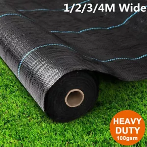 More details for heavy duty weed control fabric membrane barrier garden ground cover sheet mat