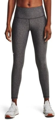 Under Armour Leggings Women's Small Charcoal Light Heather Hi Rise New - Image 1 of 4