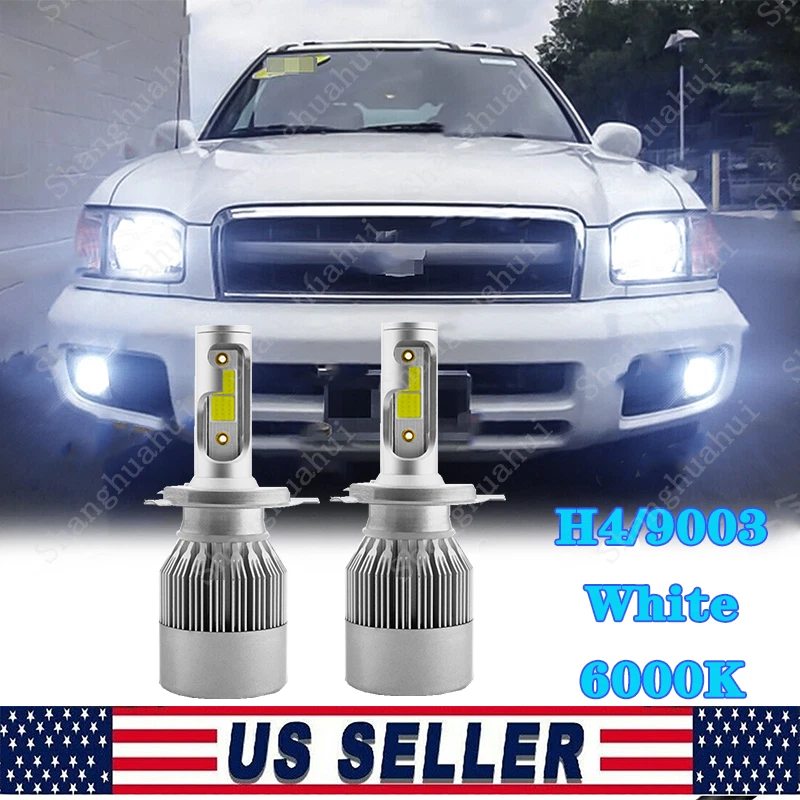 Bombillas de faros LED blancas 6000K haz alto-bajo 2 piezas para Nissan Pathfinder 2001-2004 Foto 1 de 4